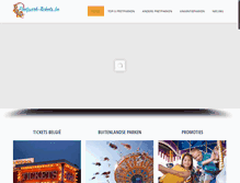 Tablet Screenshot of pretpark-tickets.be